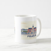 Prag Tschechien Pastel Travel Kaffeetasse (VorderseiteRechts)