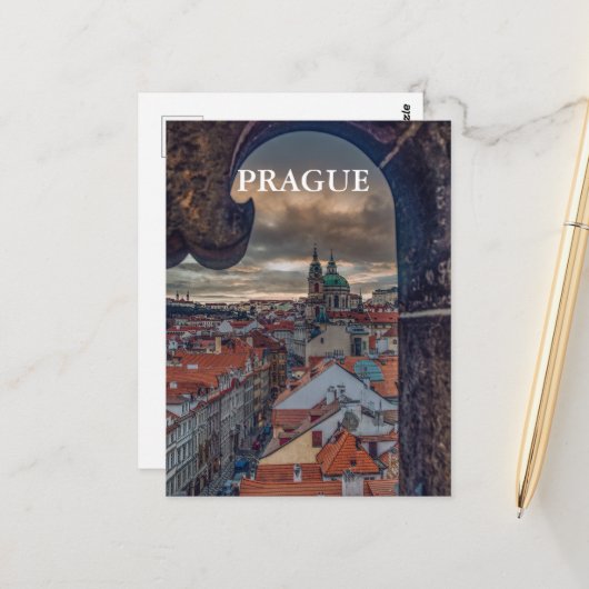 Prag Tschechien Postkarte (Vorderseite/Rückseite Beispiel)