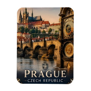 🧲 Prag Tschechien Reiseerinnerung für Besucher Magnet