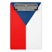 Prag Tschechische Flagge Mini Klemmbrett (Vorderseite)