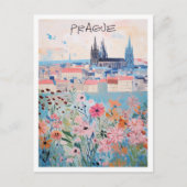 Prag Tschechische Kunst Reise  Postkarte (Vorderseite)