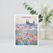 Prag Tschechische Kunst Reise  Postkarte (Stehend Vorderseite)