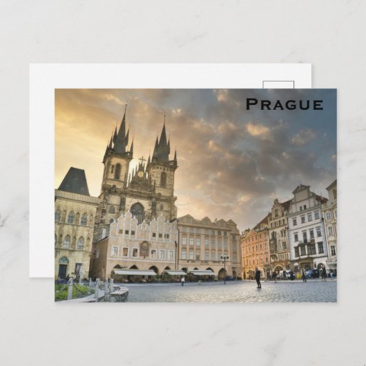 Prag Tschechische Republik Altstadt Foto Postkarte (Vorne/Hinten)