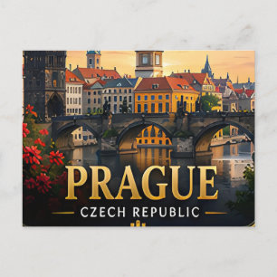 Prag Tschechische Republik Altstadt Reise 🏰 Postkarte