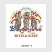 Prag Tschechische Republik Aufkleber (Blatt)