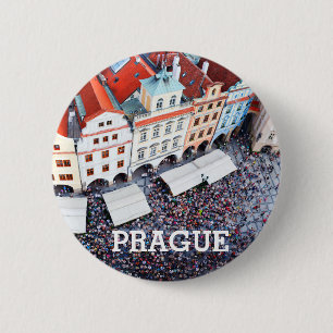 Prag, Tschechische Republik Button