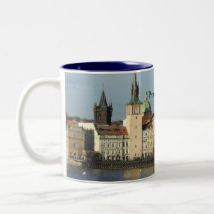 Prag, Tschechische Republik-Kaffee/Tee-Tasse Zweifarbige Tasse