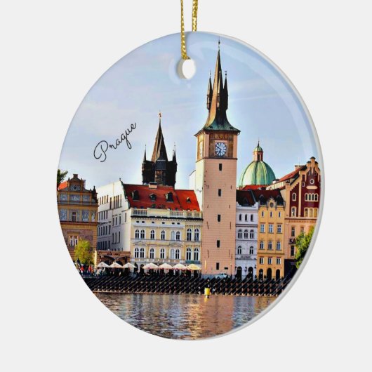 Prag, Tschechische Republik, Keramik Ornament (Links)