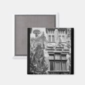 Prag, Tschechische Republik Magnet (Vorderseite/Rückseite)