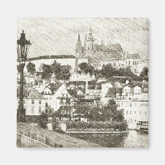 Prag, Tschechische Republik Magnet (Vorne)