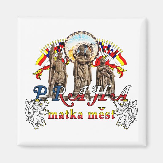 Prag Tschechische Republik Magnet (Vorne)