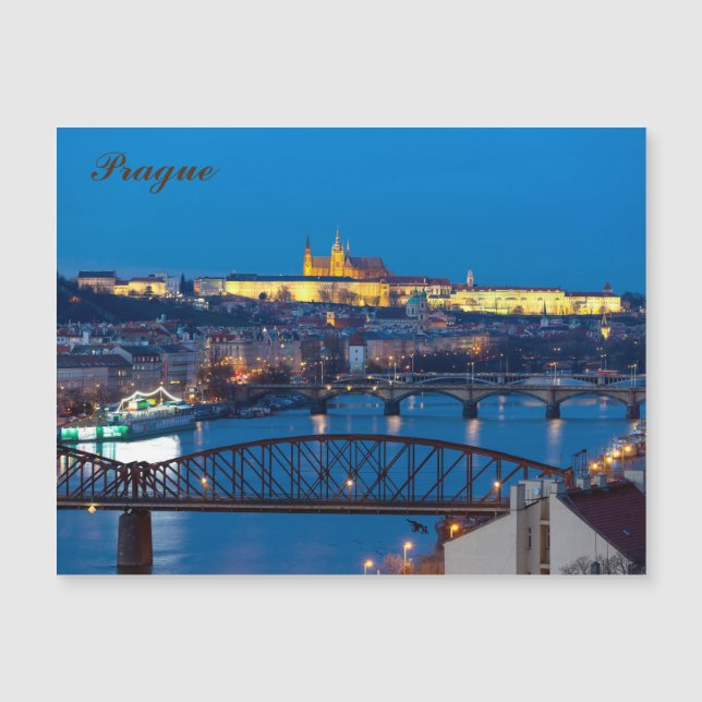 Prag, Tschechische Republik Magnetkarte (Vorderseite)