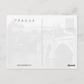 Prag, Tschechische Republik Postkarte (Rückseite)