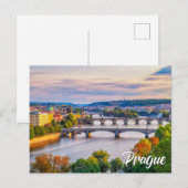 Prag, Tschechische Republik Postkarte (Vorne/Hinten)