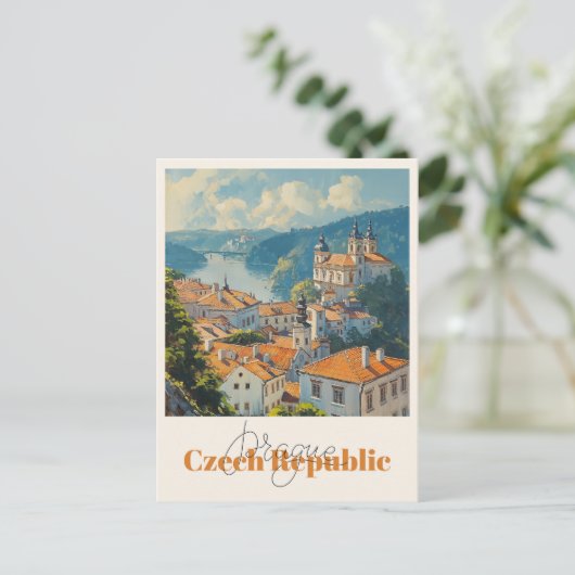 Prag, Tschechische Republik Postkarte (Stehend Vorderseite)