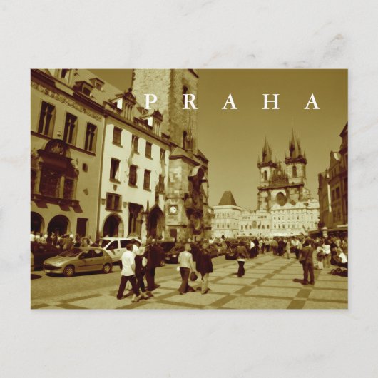 Prag, Tschechische Republik Postkarte (Vorderseite)