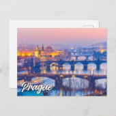 Prag, Tschechische Republik Postkarte (Vorne/Hinten)