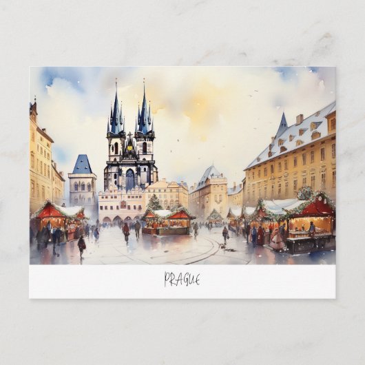 Prag, Tschechische Republik Postkarte (Vorderseite)