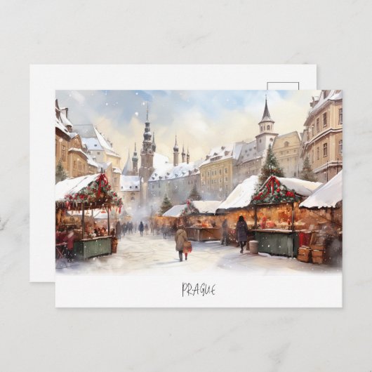 Prag, Tschechische Republik Postkarte (Vorne/Hinten)