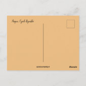 Prag Tschechische Republik Postkarte (Rückseite)