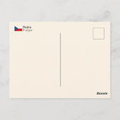 Prag - Tschechische Republik Postkarte (Rückseite)