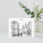 Prag Tschechische Republik Postkarte (Stehend Vorderseite)