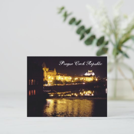Prag Tschechische Republik Postkarte (Stehend Vorderseite)