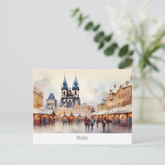 Prag, Tschechische Republik Postkarte (Stehend Vorderseite)