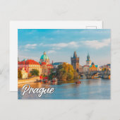 Prag, Tschechische Republik Postkarte (Vorne/Hinten)
