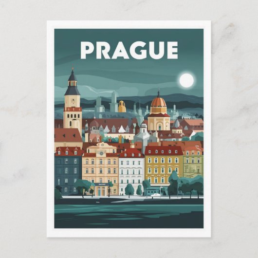 Prag, Tschechische Republik Postkarte (Vorderseite)