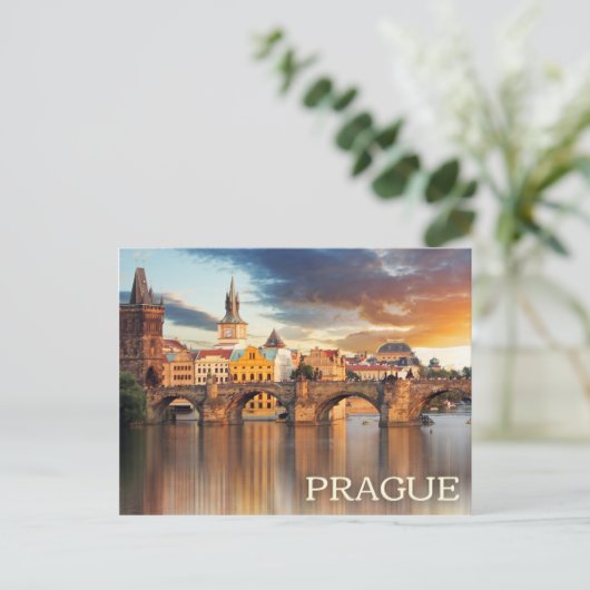 Prag, Tschechische Republik Postkarte (Stehend Vorderseite)