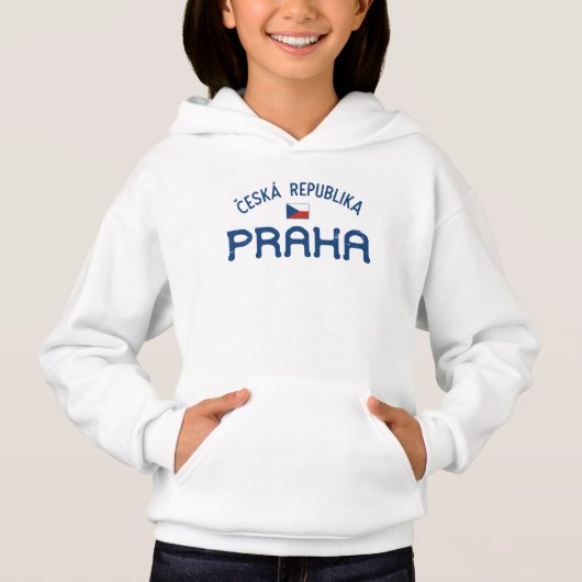 Prag Tschechische Republik (Praha) Mädchen Hoodie (Vorderseite)