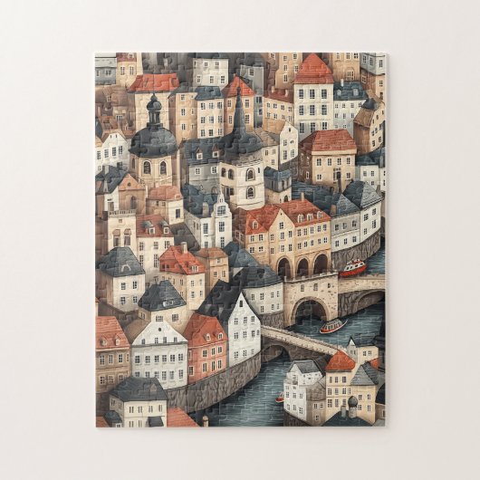 Prag Tschechische Republik Puzzle (Vertikal)