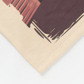 Prag Tschechische Republik Reisen Kunst Vintag Fleecedecke (Ecke)