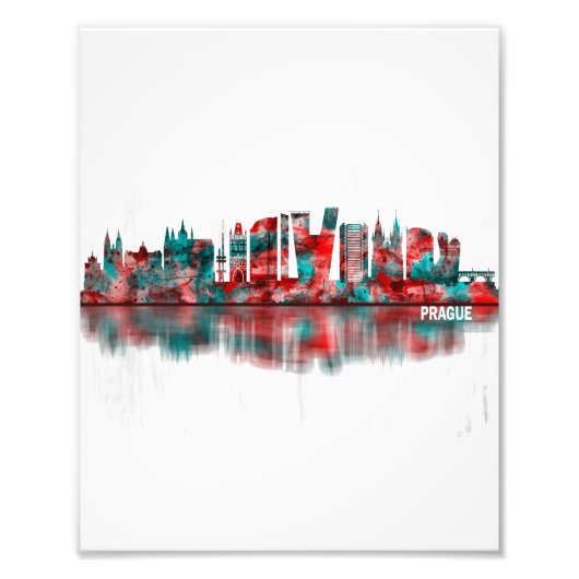 Prag Tschechische Republik Skyline Fotodruck (Vorne)