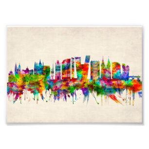 Prag Tschechische Republik Skyline Fotodruck