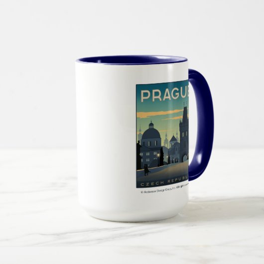 Prag, Tschechische Republik Tasse (VorderseiteRechts)