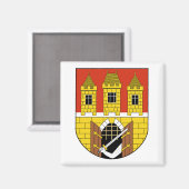 Prag, Tschechische Republik Wappen Magnet (Vorderseite/Rückseite)