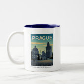 Prag, Tschechische Republik Zweifarbige Tasse (Links)