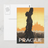 Prag, Tschechoslowakei vintage Postkarte (Vorne/Hinten)