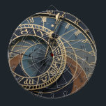 Prag-Uhr Dartscheibe<br><div class="desc">Prag-Uhrpfeil Bart</div>