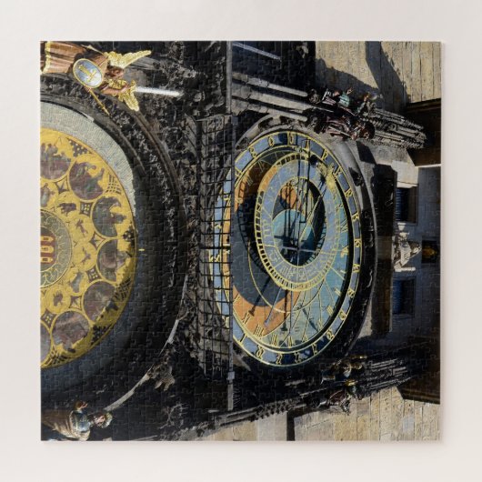 Prag und astronomische Uhr - Orloj/Tschechien Puzzle (Horizontal)
