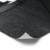 Prag Urban Noir: Escalator Light Poster (Ecke)