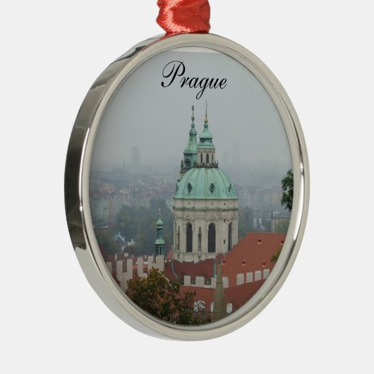 Prag-Verzierung Silbernes Ornament (Rechts)