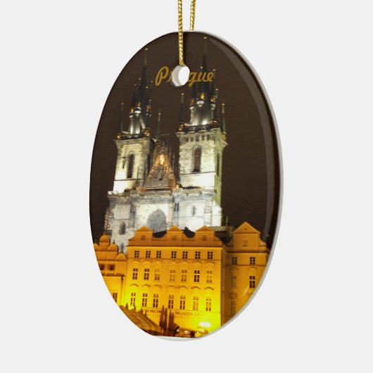 Prag-Verzierung unsere Dame von Tyn Keramikornament (Links)