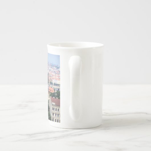 Prag View Porzellantasse (Rückseite)