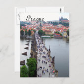 Prag View Postkarte (Vorne/Hinten)
