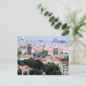 Prag View Postkarte (Stehend Vorderseite)