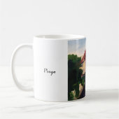 Praga-Malerei Kaffeetasse (Links)