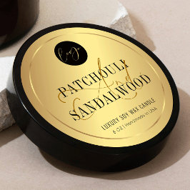 Prägantes Gold-Logo-Business-Verpackungslabel Runder Aufkleber